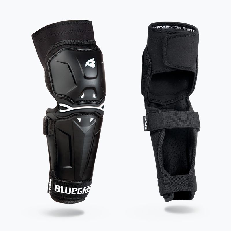 Bluegrass Big Horn dviračių kelių apsaugos juoda ir balta 3PP003L020 4