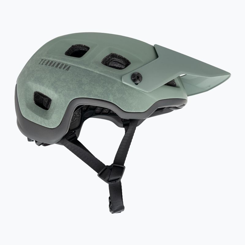 MET dviratininko šalmas Terranova sage green/black matt 4