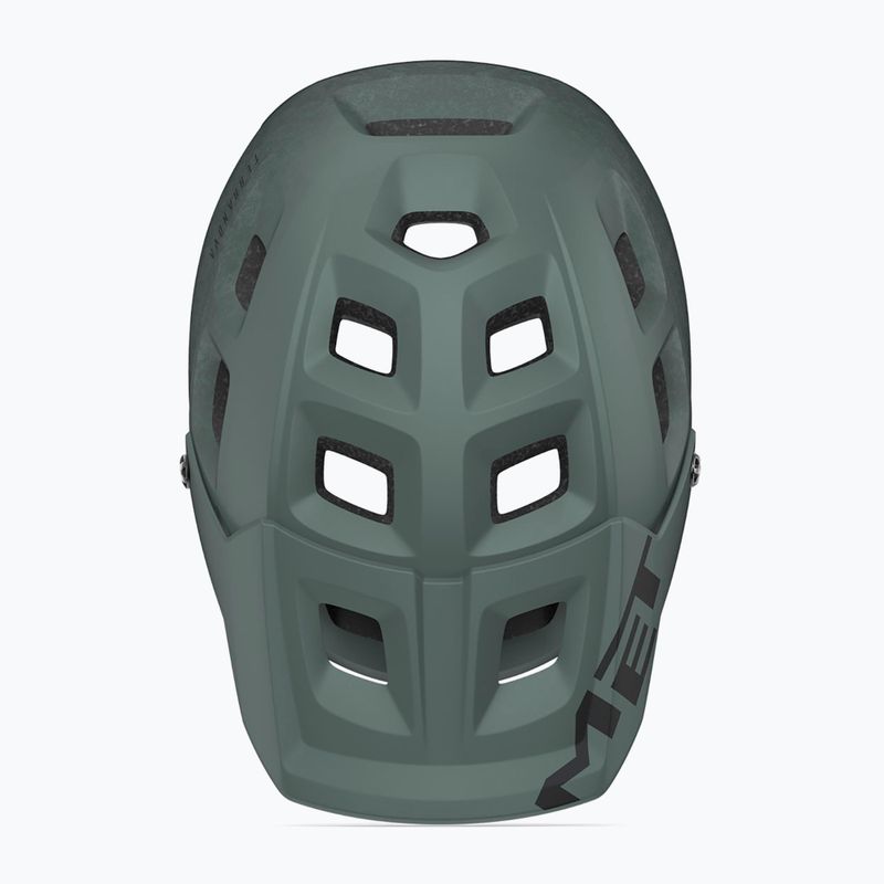 MET dviratininko šalmas Terranova sage green/black matt 7