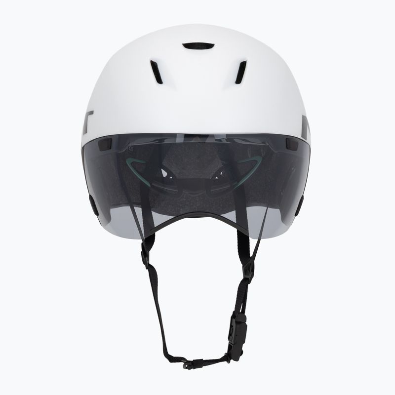 Dviračio šalmas MET Codatronica white/silver matte glossy 2