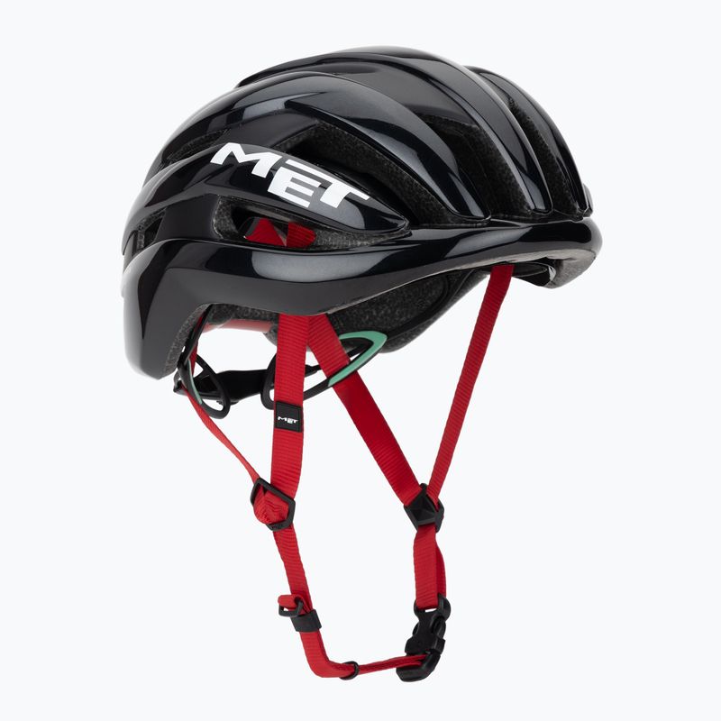 Dviračio šalmas MET Trenta Mips black/red glossy