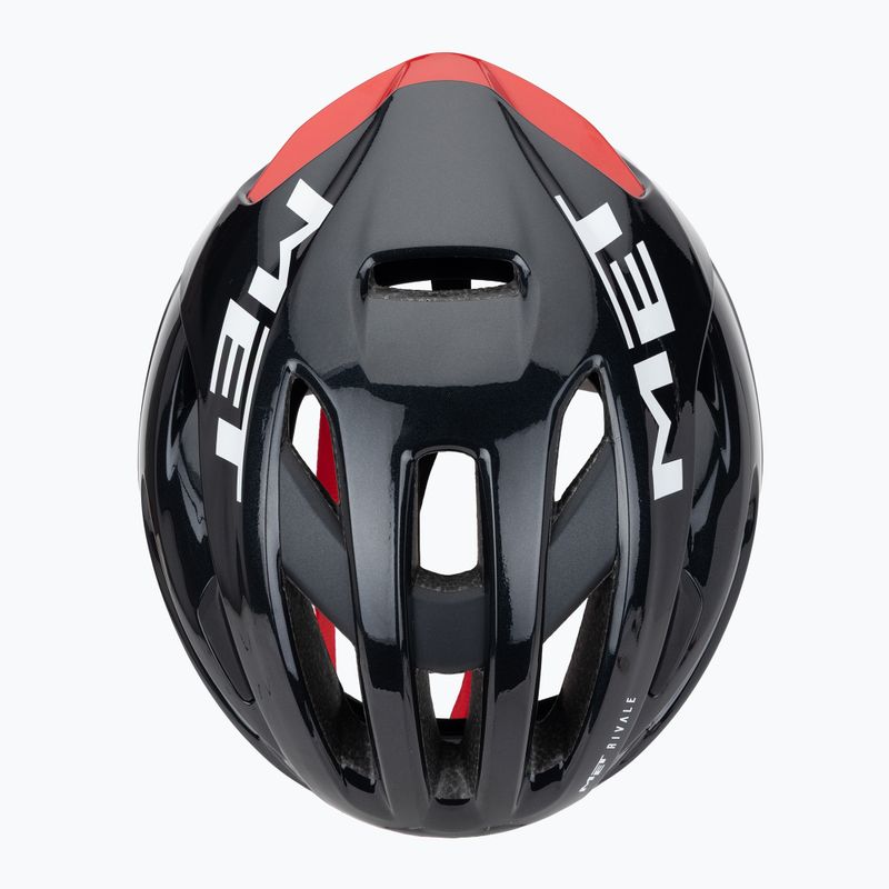Dviračio šalmas MET Rivale II Mips black/red glossy 6