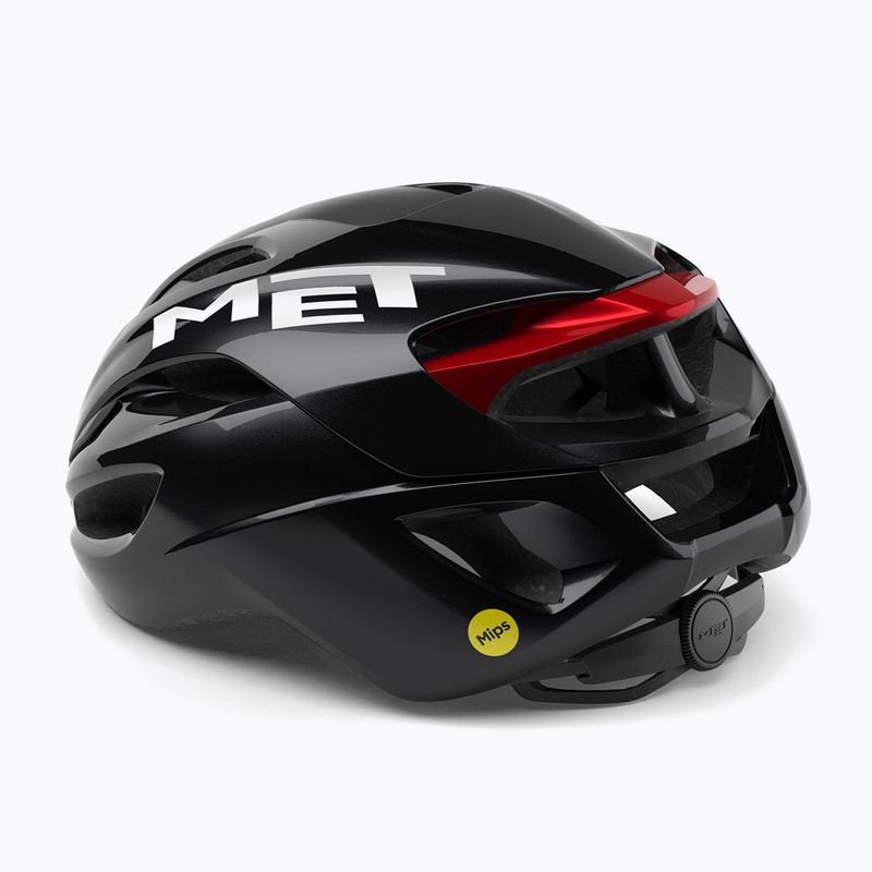 Dviračio šalmas MET Rivale II Mips black/red glossy 3