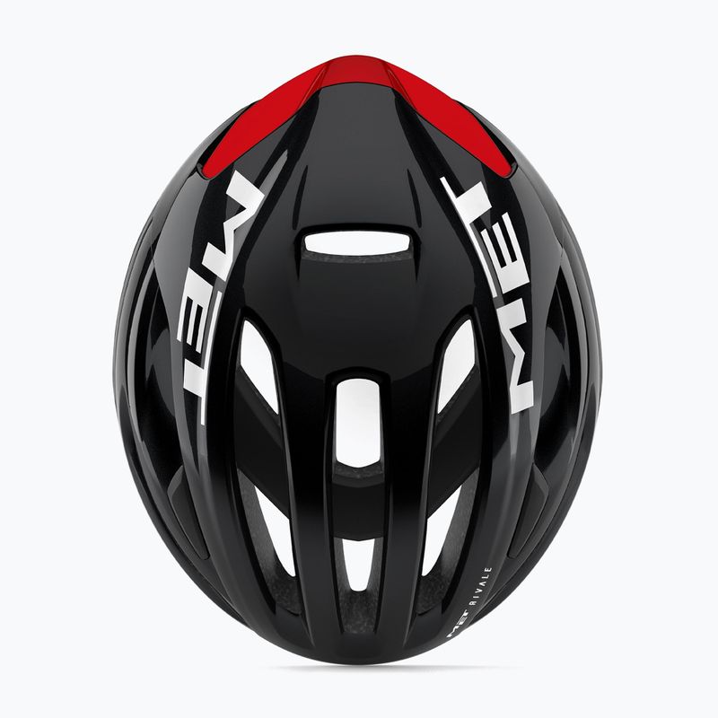 Dviračio šalmas MET Rivale II Mips black/red glossy 5