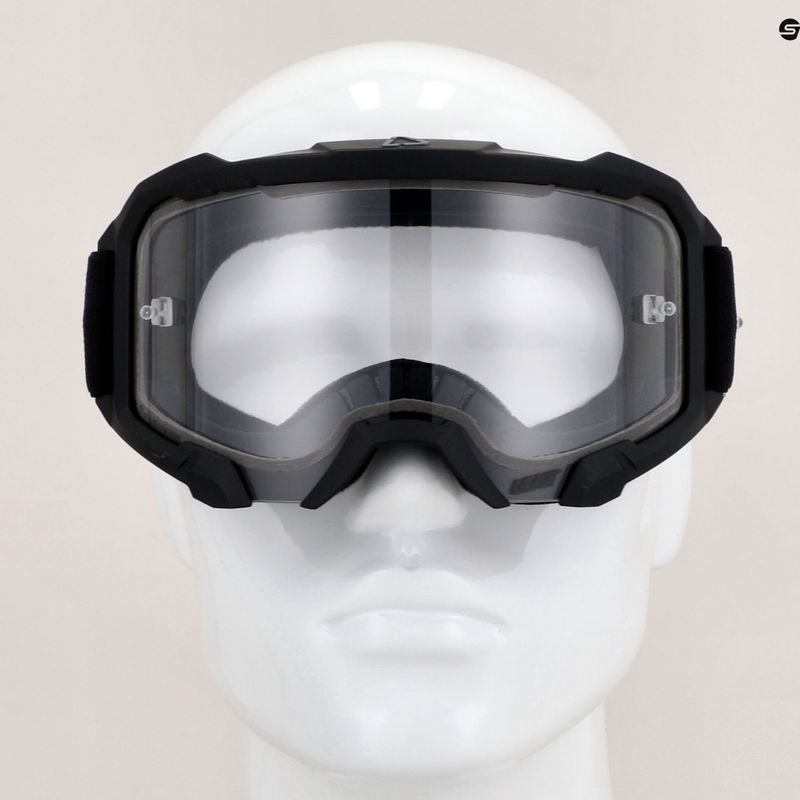 Leatt Velocity 4.5 stealth / skaidrūs dviratininkų akiniai 8023020470 9