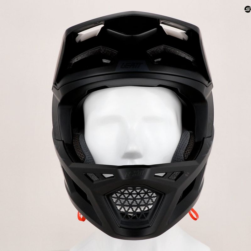 Leatt MTB dviratininko šalmas Gravity 4.0 V23 juodas 1023013701 13