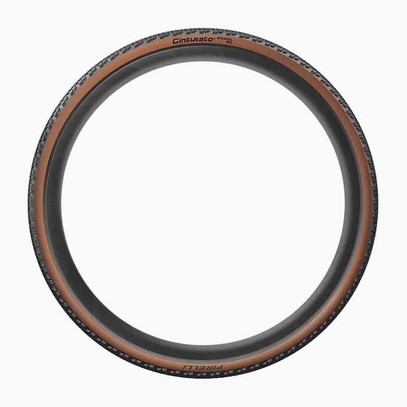 Dviračio padanga Pirelli Cinturato Gravel RC Classic 700 x 45C black/brown 4