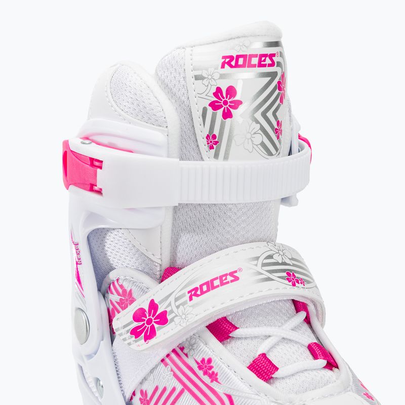 Roces Jokey Ice 3.0 Girl vaikiškos laisvalaikio pačiūžos juoda/rožinė 450708 7