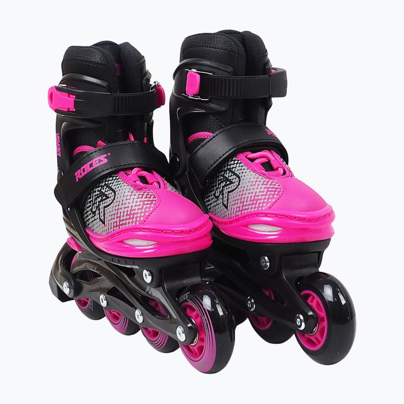 Vaikiški riedučiai Roces Jokey X Girl black/pink 2