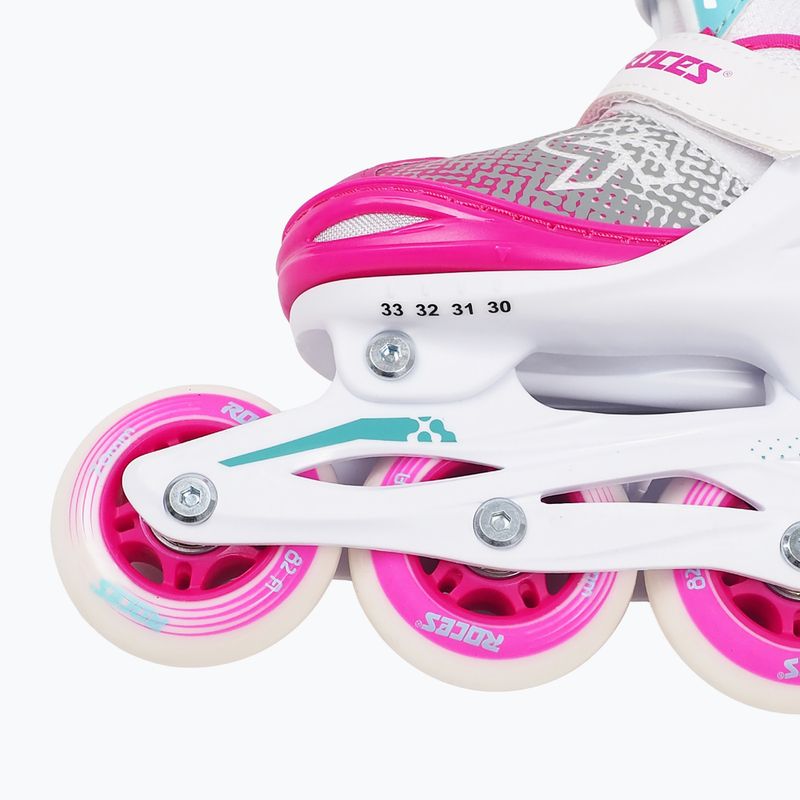 Vaikiški riedučiai Roces Jokey X Girl white/pink 6
