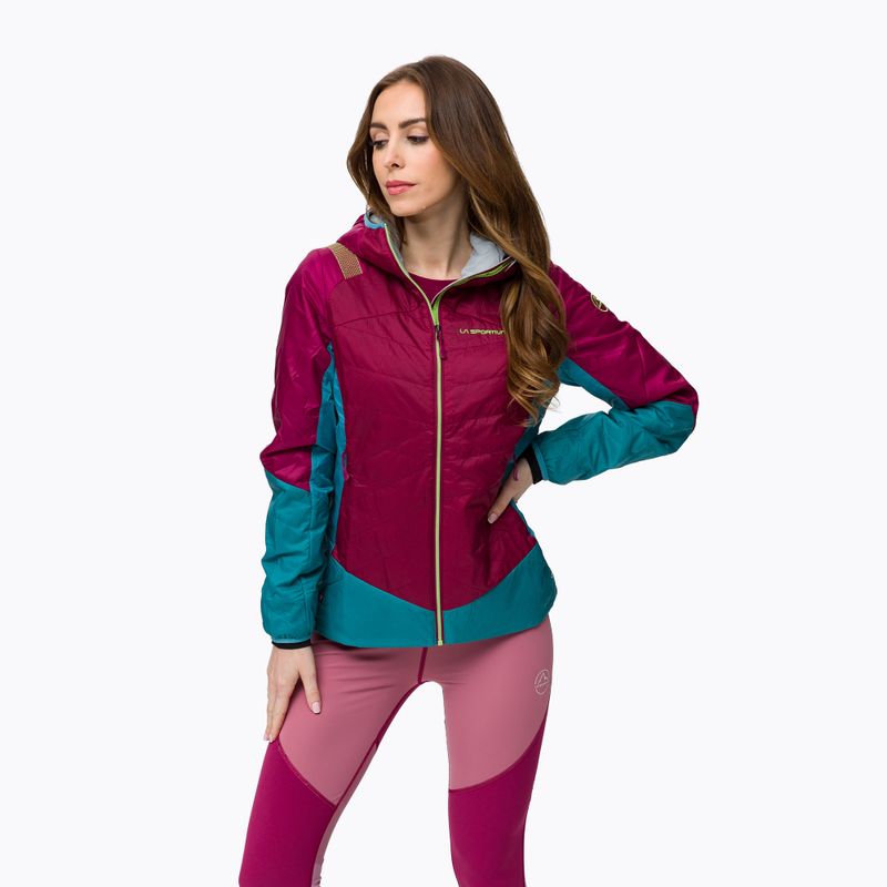 La Sportiva Across Primaloft moteriška hibridinė striukė burgundiškai mėlyna Q36502624