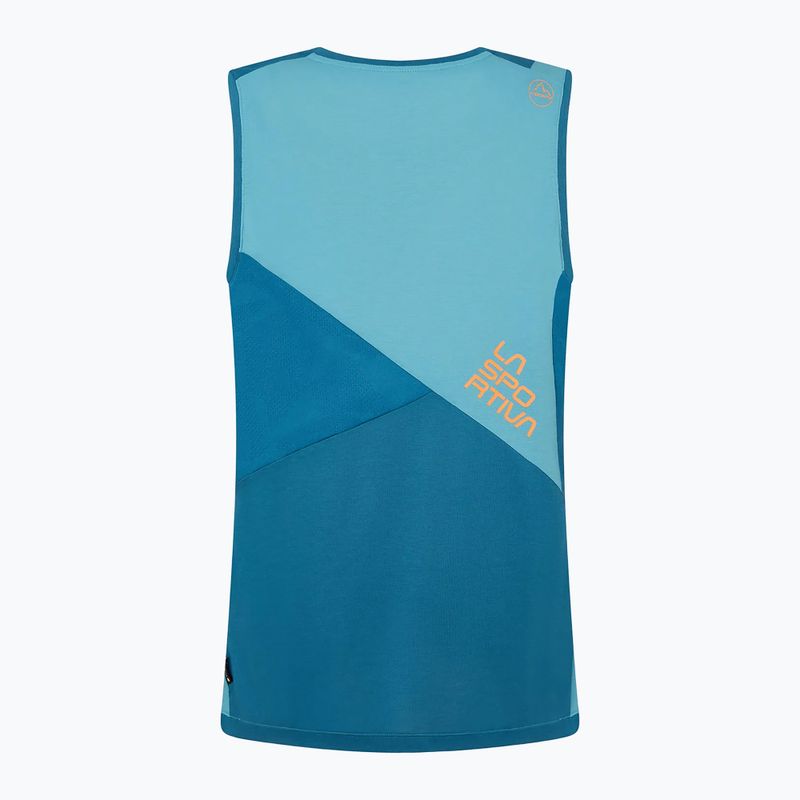 Vyriški alpinistiniai marškinėliai La Sportiva Crimp Tank blue N86624623 2