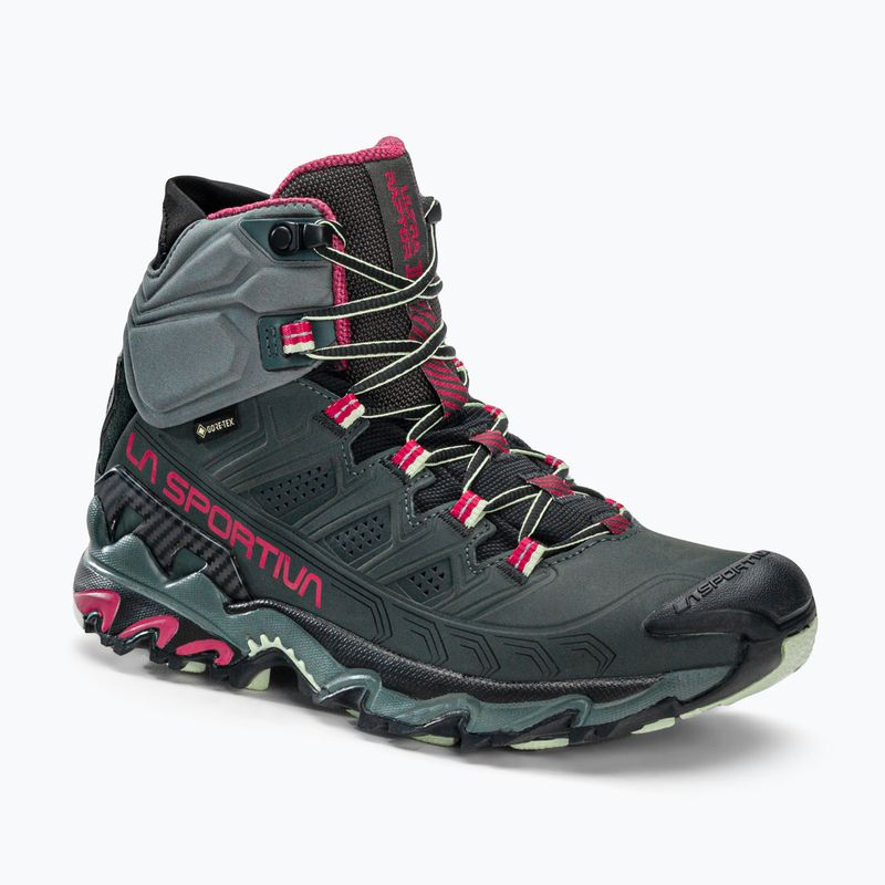 Moteriški trekingo batai La Sportiva Ultra Raptor II Mid Leather GTX black 34L915409