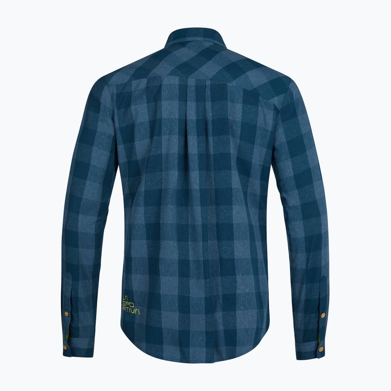 Vyriški trekingo marškinėliai La Sportiva Andes blue F11639729 2