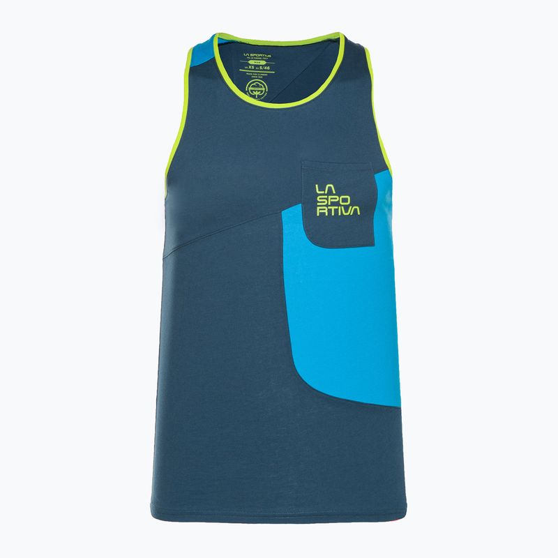 Vyriški alpinistiniai marškinėliai La Sportiva Dude Tank blue N43639637