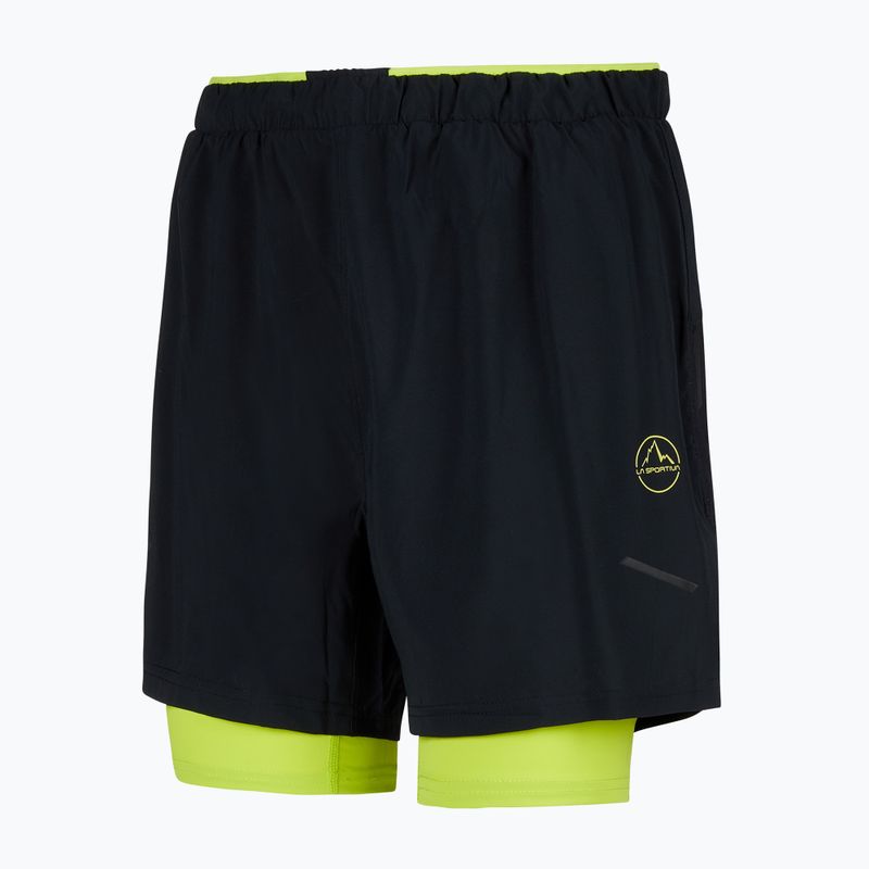 La Sportiva Trail Bite vyriški bėgimo šortai juoda/geltona P79999729 5