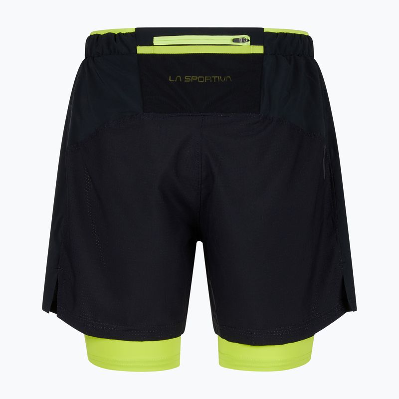 La Sportiva Trail Bite vyriški bėgimo šortai juoda/geltona P79999729 6