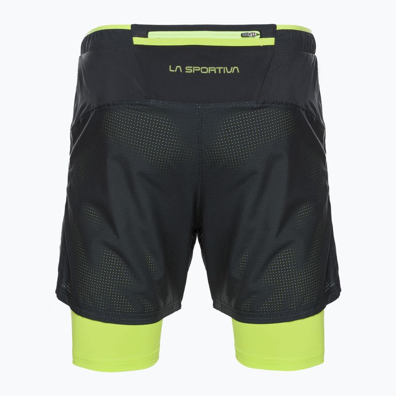 La Sportiva Trail Bite vyriški bėgimo šortai juoda/geltona P79999729 2