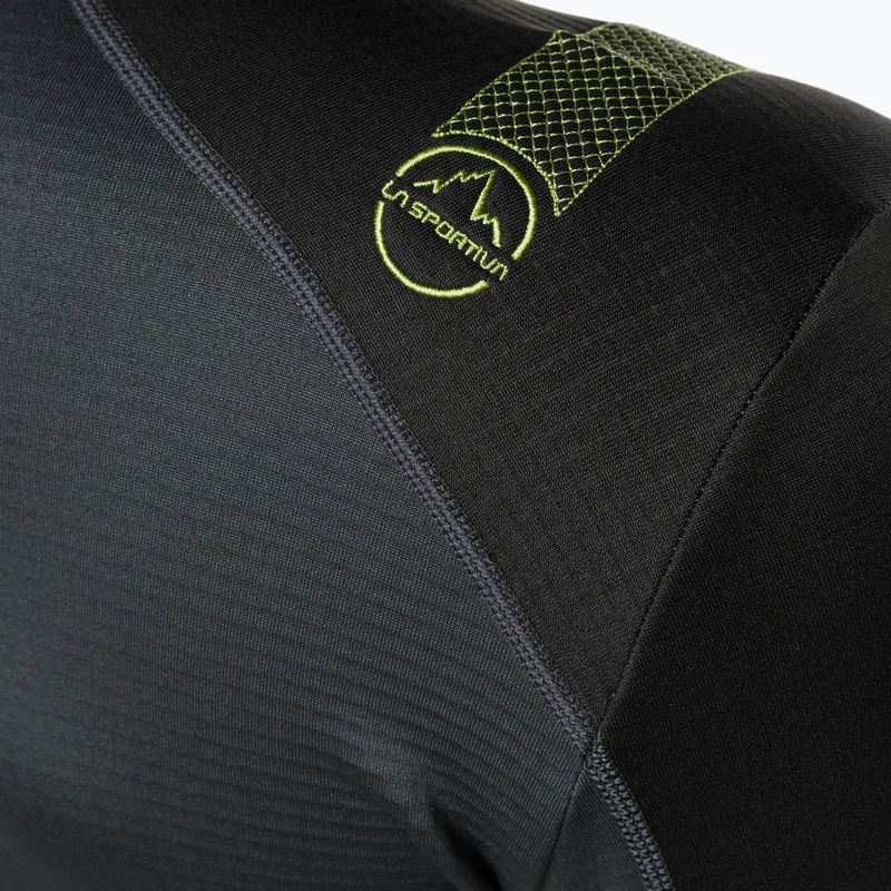 Vyriški La Sportiva Upendo Hoody carbon/lime punch trekkinginiai džemperiai 5