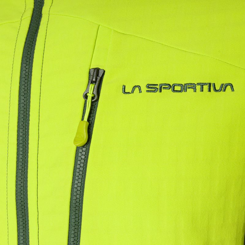 Vyriškas La Sportiva Session Tech Hoody forest/lime punch trekkinginis džemperis 8