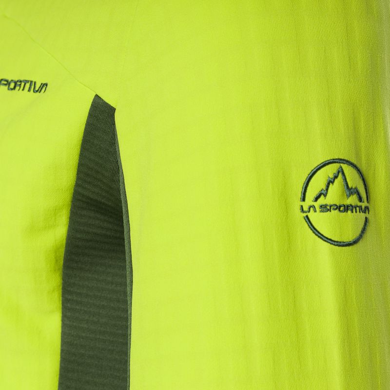 Vyriškas La Sportiva Session Tech Hoody forest/lime punch trekkinginis džemperis 9
