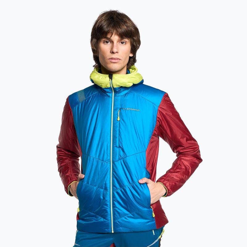 Vyriška La Sportiva Mythic Primaloft pūkinė striukė electric blue/sangria