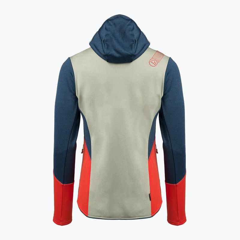 La Sportiva Cosmic Hoody tea/storm blue moteriškas džemperis 2