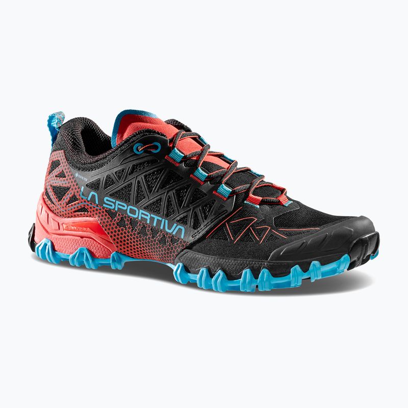 La Sportiva Bushido II GTX black/hibiscus moteriški bėgimo bateliai 7