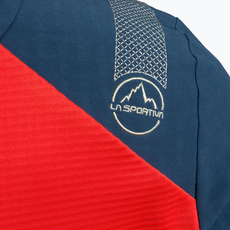 Moteriški La Sportiva Session Tech Hoody storm blue/cherry tomato trekkinginiai džemperiai 4