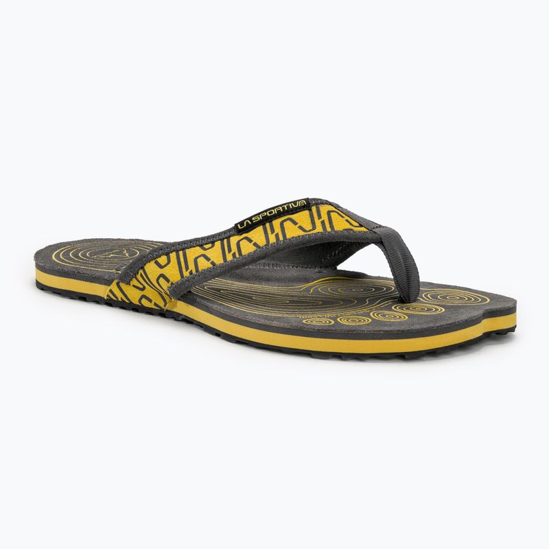 Vyriškos šlepetės per pirštą La Sportiva Swing black/yellow