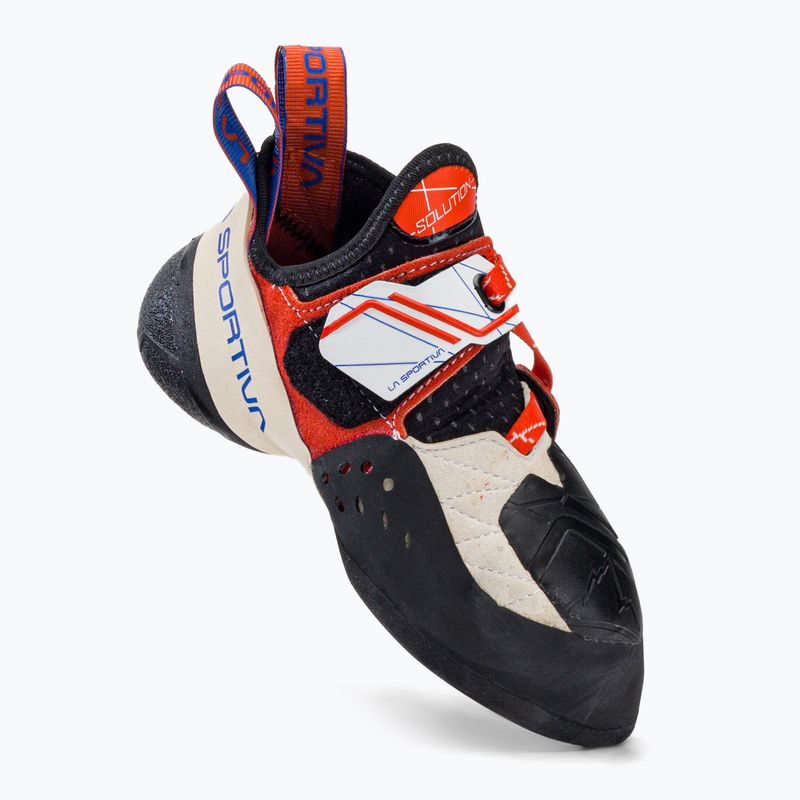 La Sportiva Solution moteriški laipiojimo bateliai white-orange 20H000203