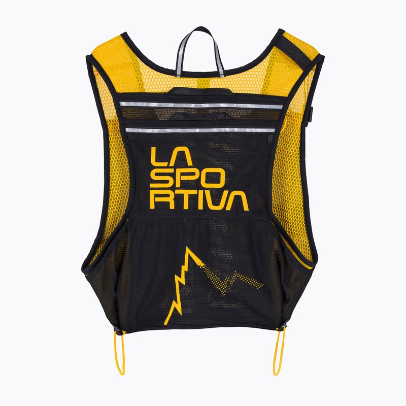 La Sportiva Racer Vest L juoda/geltona 69J999100 bėgimo liemenė 2