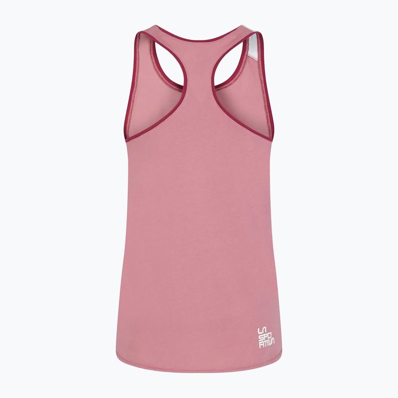 La Sportiva moteriški alpinistiniai marškinėliai Fiona Tank rožinės spalvos O41405405 2