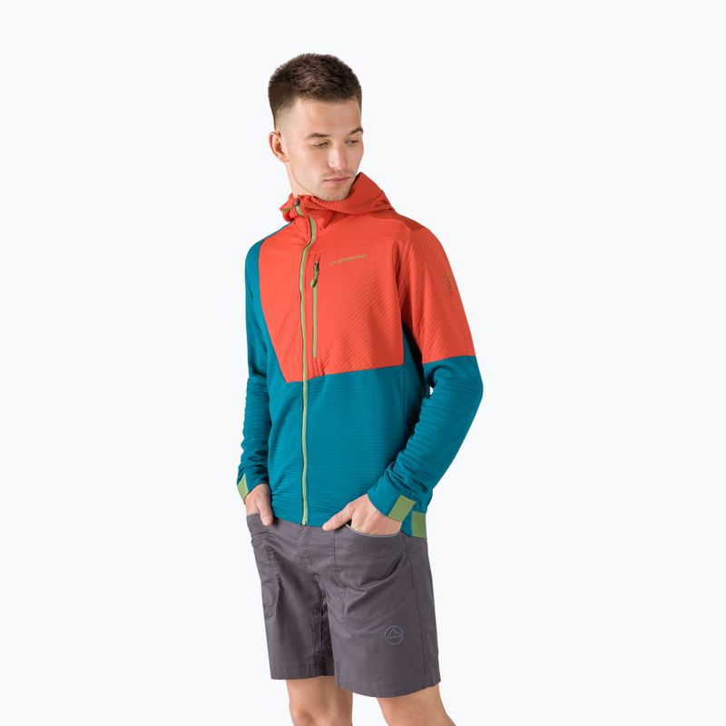 Vyriški džemperiai La Sportiva Mood Hoody blue-orange N71623313