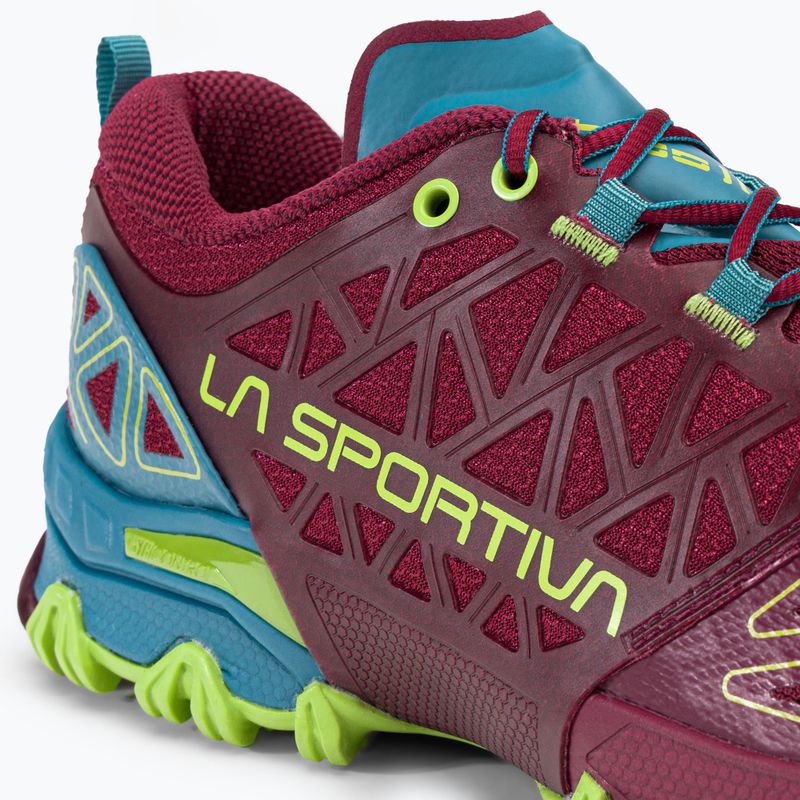 La Sportiva Bushido II moteriški bėgimo bateliai burgundy-blue 36T502624 11