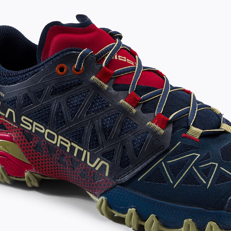 La Sportiva Bushido II GTX vyriški bėgimo bateliai tamsiai mėlyna ir raudona 46Y629317 8