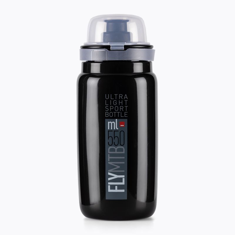 Elite FLY MTB dviračių butelis juodai pilkas EL01604311 2