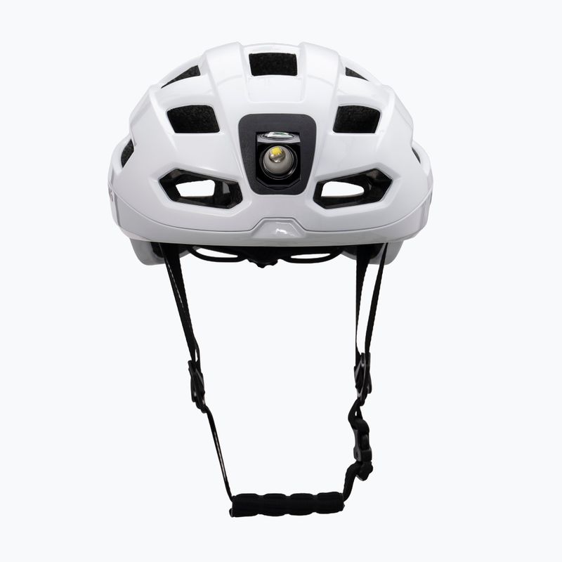 Dviračio šalmas Rockbros 100036002 With Remote Control and Warning Light white 2