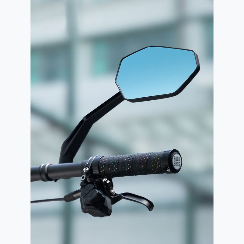Veidrodėlis dviračiui Rockbros 260004002 Anti-Glare Rearview Mirror-Right black 4