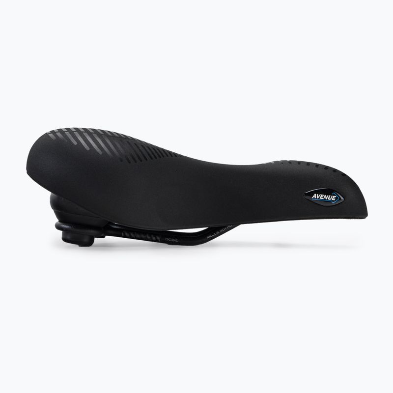 Selle Royal Classic Moderate 60st vyriškas elastomerinis gelinis dviratininko balnelis. Avenue black 8466HGCA38096 2