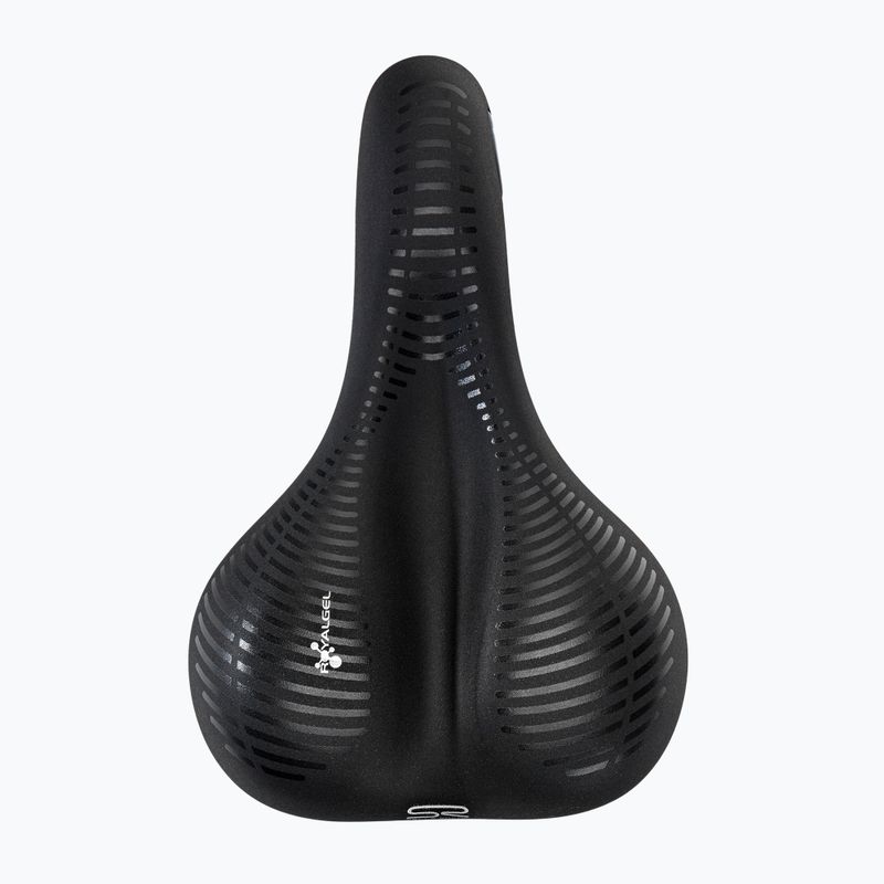 Selle Royal Classic Moderate 60st vyriškas elastomerinis gelinis dviratininko balnelis. Avenue black 8466HGCA38096 3