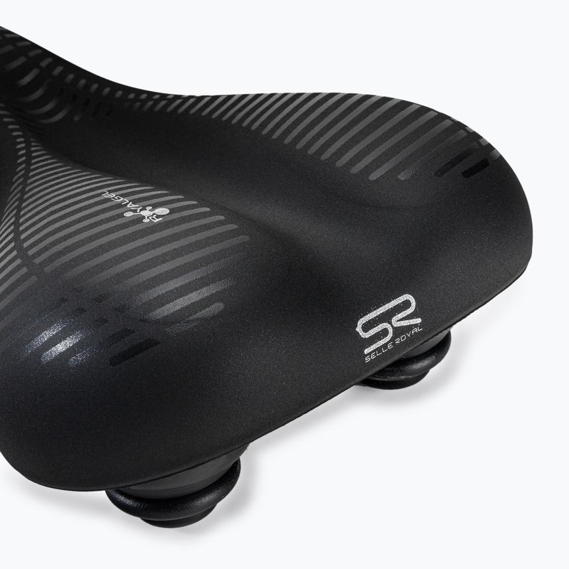 Selle Royal Classic Moderate 60st vyriškas elastomerinis gelinis dviratininko balnelis. Avenue black 8466HGCA38096 5