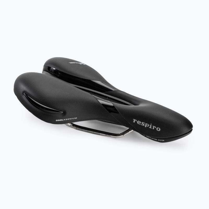 Selle Royal Respiro Soft Athletic dviratininko balnelis 45 laipsnių juodos spalvos 5130HRTB391L4
