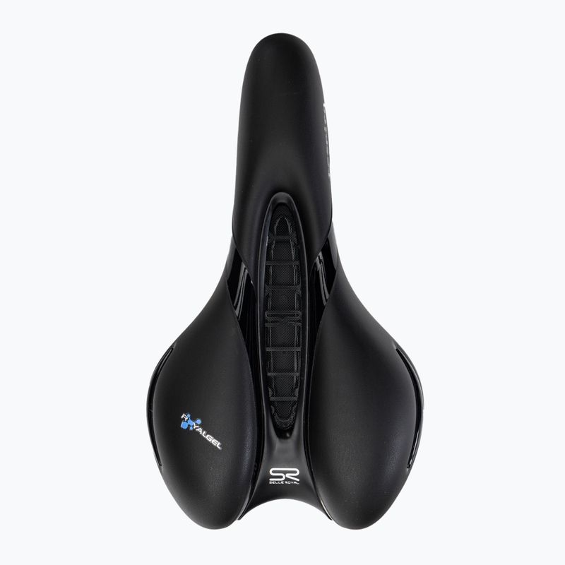 Selle Royal Respiro Soft Athletic dviratininko balnelis 45 laipsnių juodos spalvos 5130HRTB391L4 3