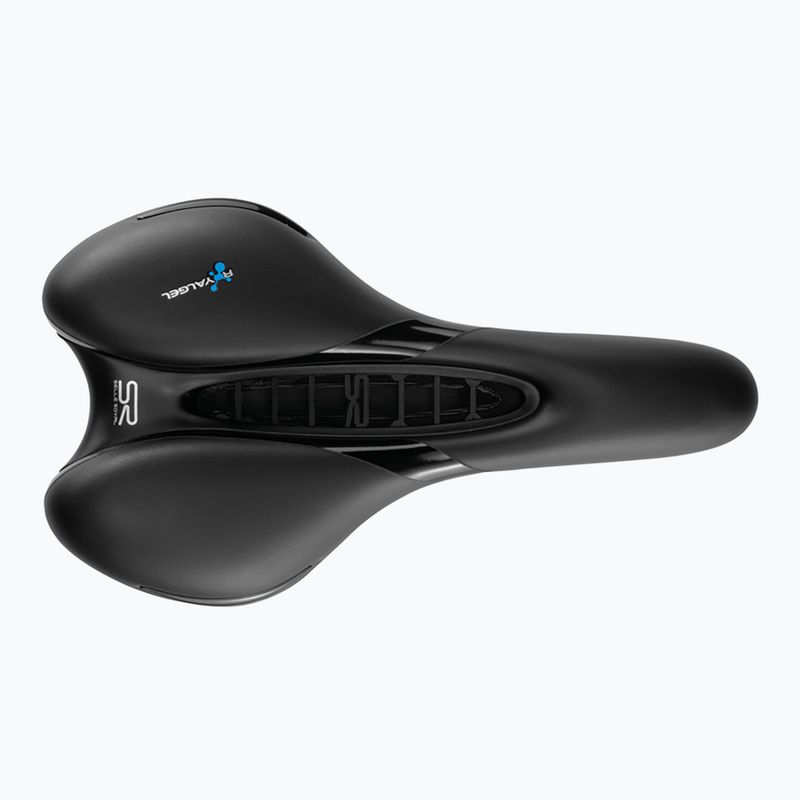 Selle Royal Respiro Soft Athletic dviratininko balnelis 45 laipsnių juodos spalvos 5130HRTB391L4 8