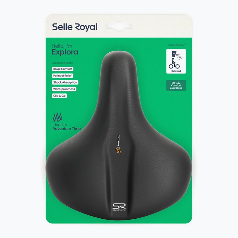 Dviračio balnelis Selle Royal Explora Relaxed 90St. black 4