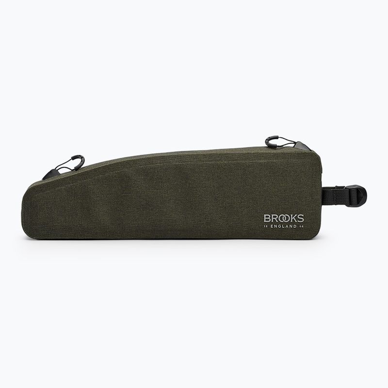 Dviračio krepšys ant rėmo Brooks England Scape Long Top 1,5 l mud green 3