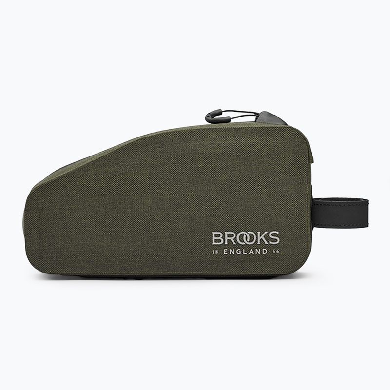 Dviračio krepšys ant rėmo Brooks England Scape Top Tube with bolts 0,9 l mud green 3