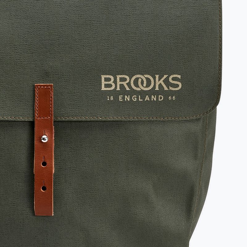 Dviračio krepšys Brooks England Brick Lane Panniers 30 l sage green/honey 5