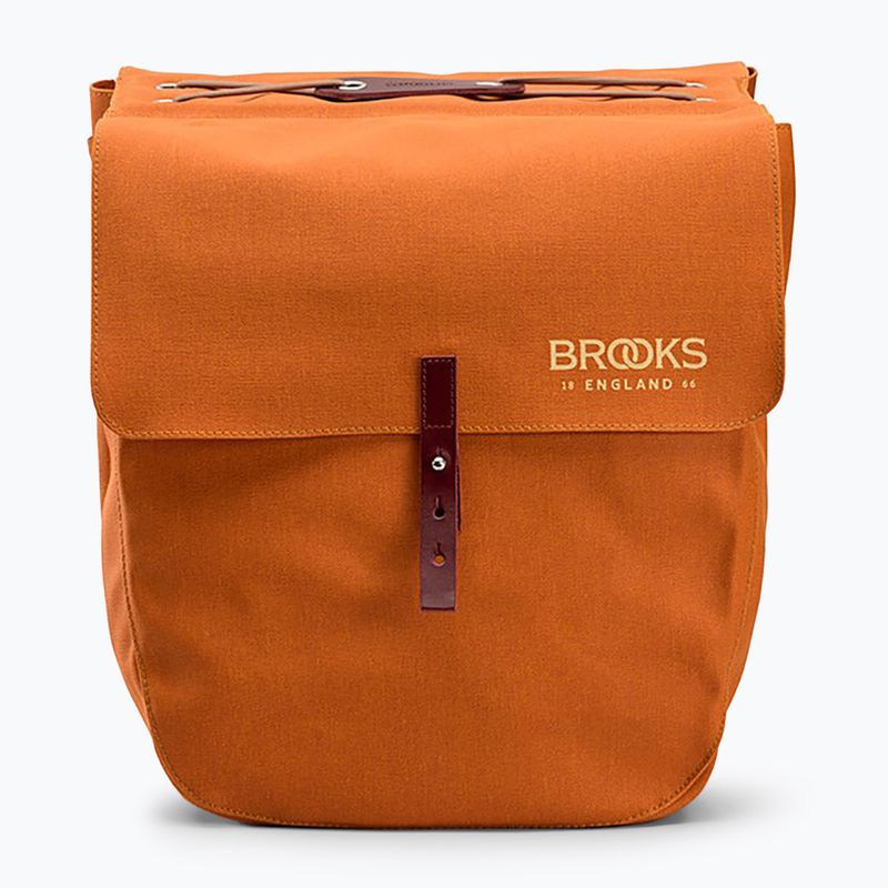 Dviračio krepšys Brooks England Brick Lane Panniers 30 l gooseback/maroon 3